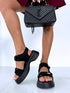 "OBSESSION AL23" vasaras sandales - melnas